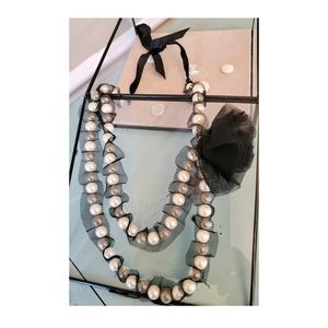 Lace Pearl Necklace